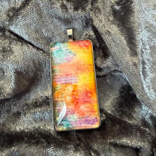 Großer Aquarell-Anhänger